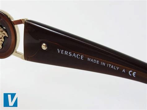 how to spot a fake versace sunglasses|genuine versace sunglasses.